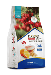 Carni Life Cranberry Ancestral Grain Kitten Balık Etli & Portakallı Yavru Kedi Maması - Carni