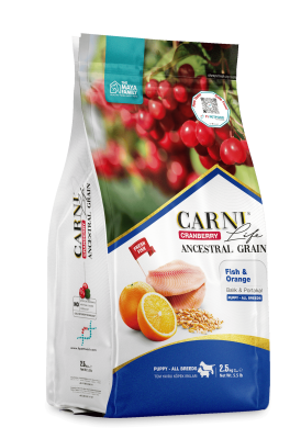 Carni Life Cranberry Ancestral Grain Puppy Balık Etli & Portakallı Tüm Irklar Yavru Köpek Maması - 1