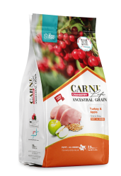 Carni Life Cranberry Ancestral Grain Puppy Hindi Etli & Elmalı Tüm Irklar Yavru Köpek Maması - Carni