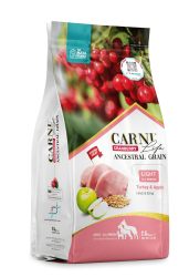 Carni Life Cranberry Ancestral Grain Adult Light Hindi Etli & Elmalı Tüm Irklar Yetişkin Köpek Maması - Carni